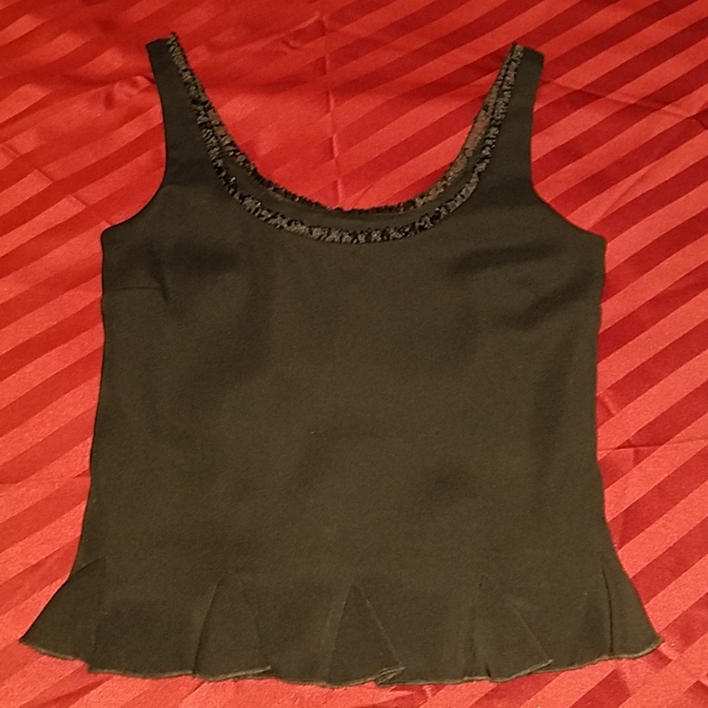 💢Flirty Dress tank w/ tiny bead details